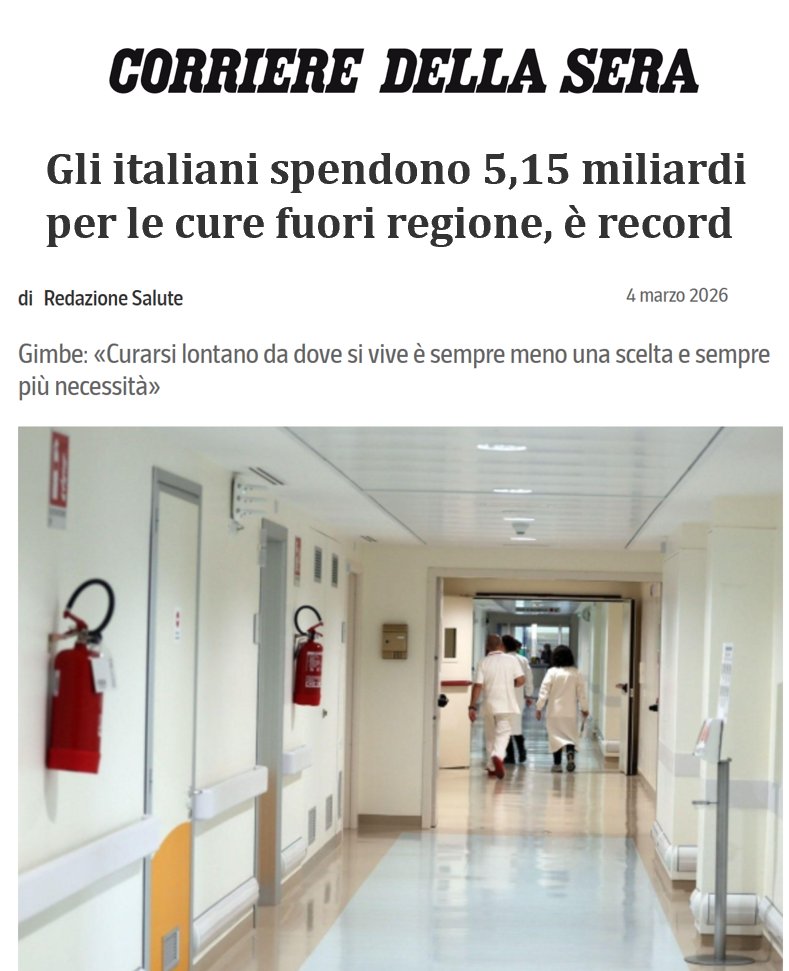 Cartabellotta's tweet photo. Curarsi lontano da casa è sempre meno una scelta e sempre più una necessità
#SalviamoSSN

https://t.co/sQYtd411S0 https://t.co/z5x0pDiUTr