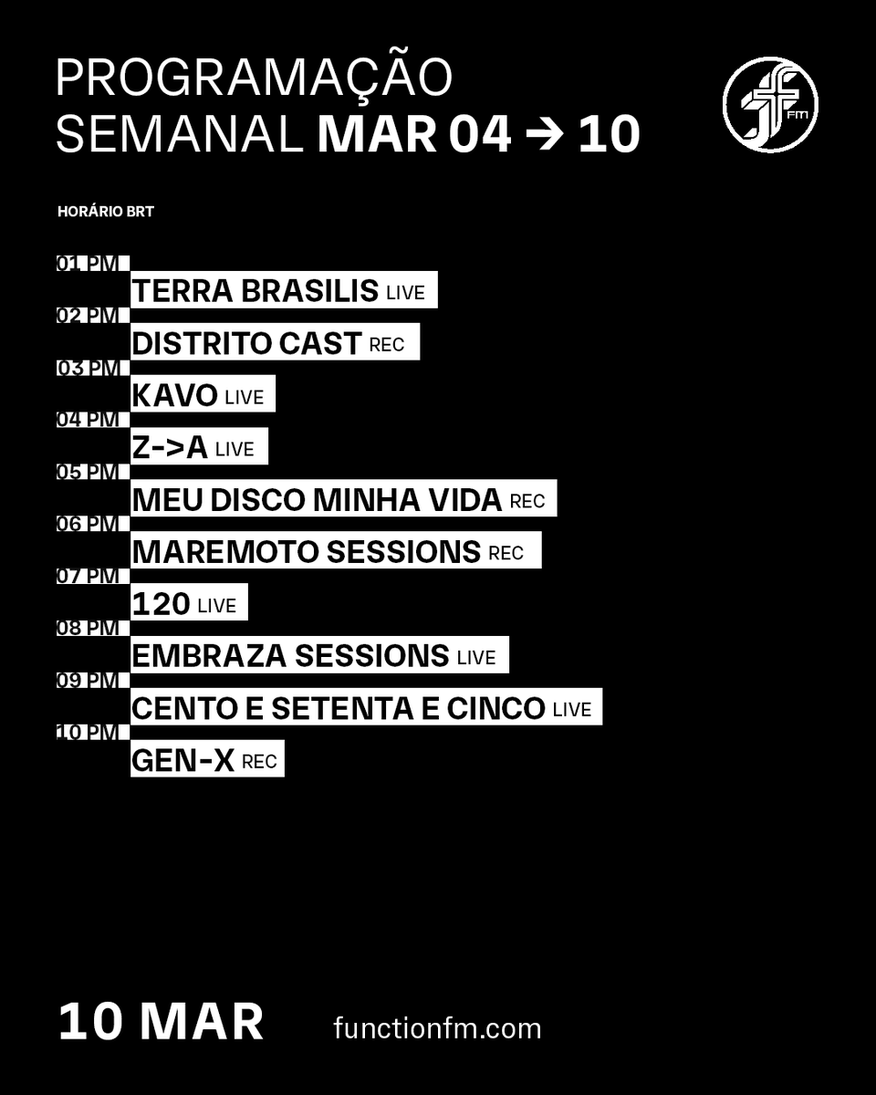 Function FM tweet media