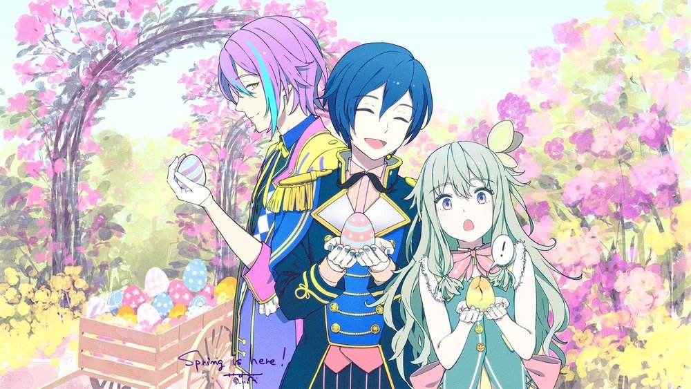 hourlykusanagi's tweet image. Global Easter 2022 (by @/kamogawasodachi)