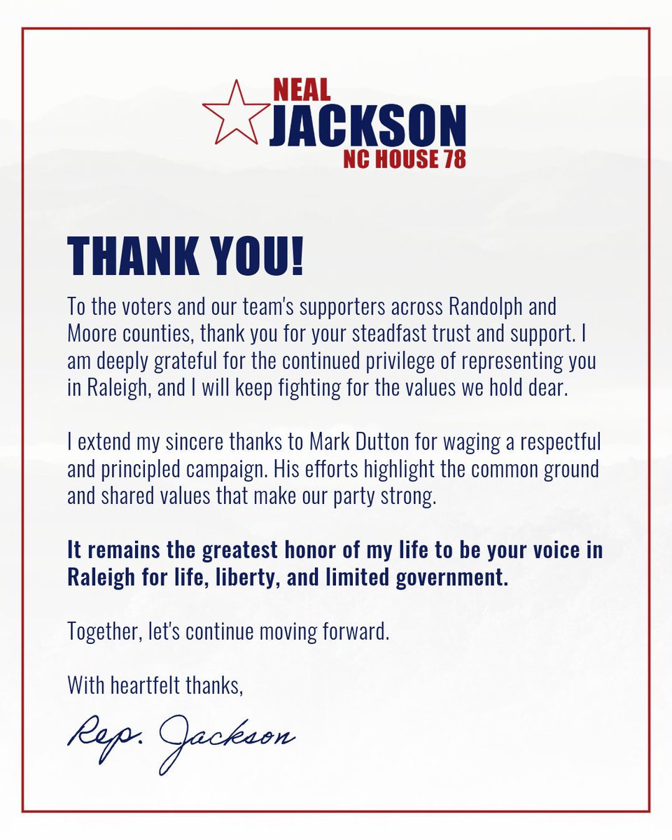 Rep. Neal Jackson tweet media