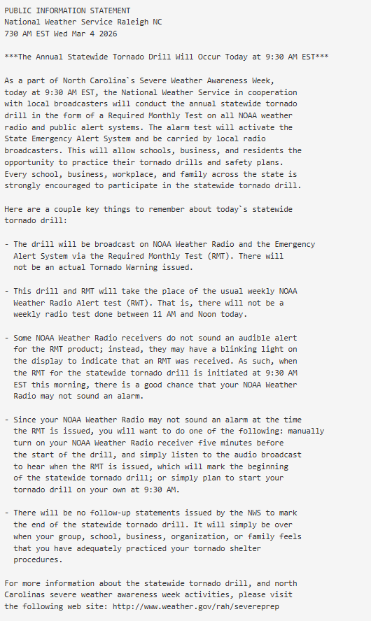 NWS Raleigh tweet media