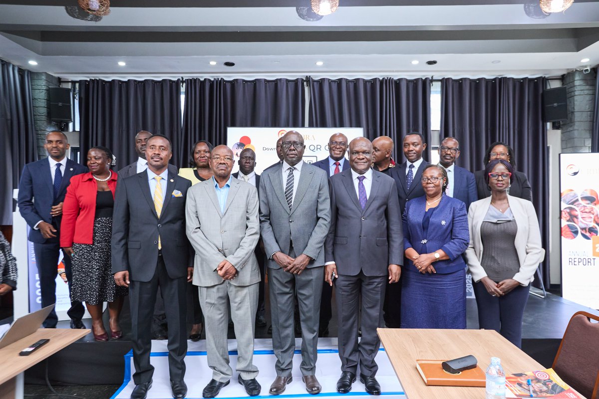 urbraUg's tweet photo. Earlier today the Minister of State for Planning @mofpedU Hon. Amos Lugoloobi officiated at the launch of the Retirement Benefits Sector Performance report 2025.
He highlighted the importance of a regulated  Retirement Benefits Sector in helping the nation achieve the ten fold growth strategy embarked on by the @GovUganda  
#RetirementBenefitsReport2025
#URBRA
#Protectingyoursavings