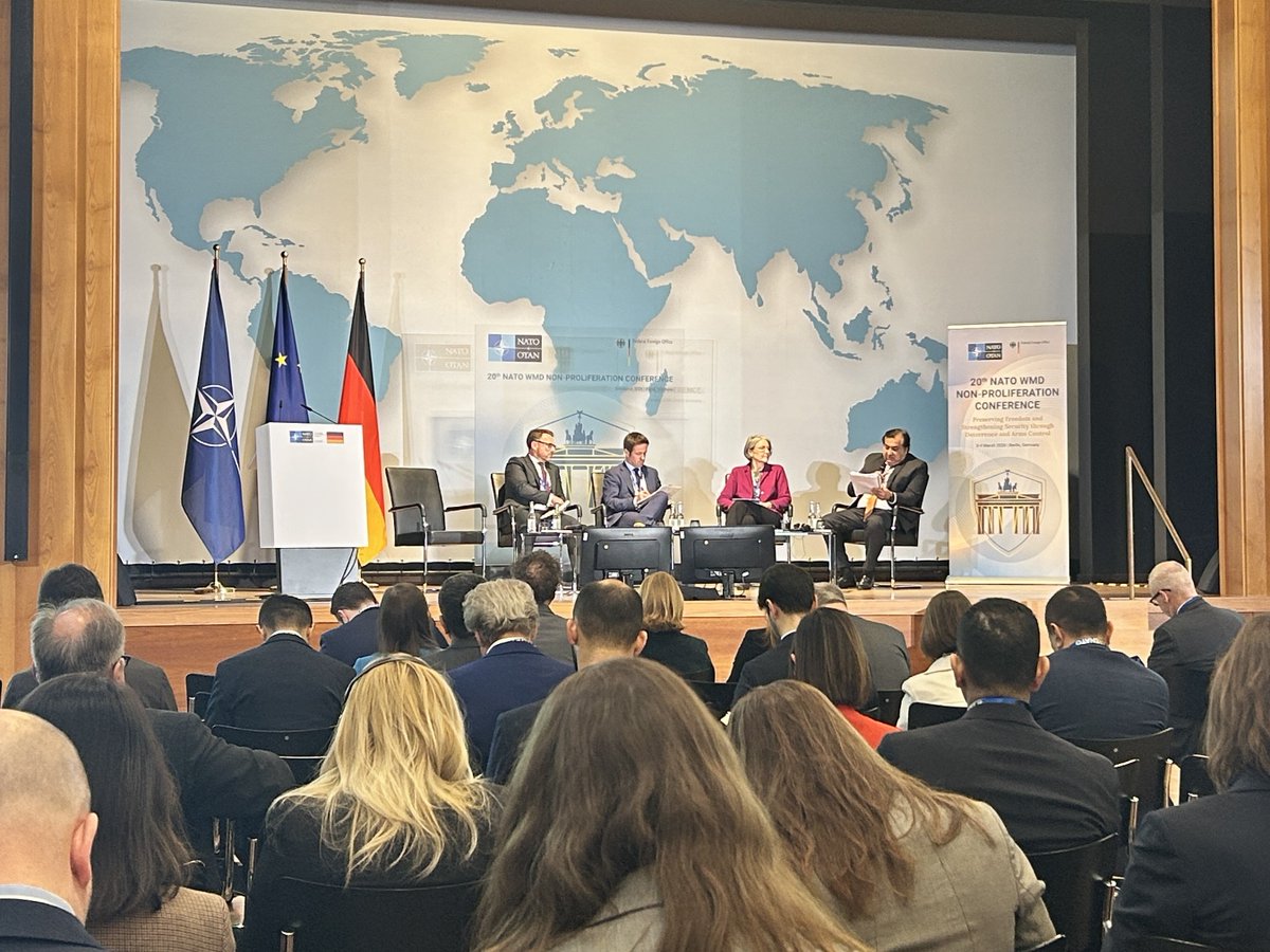 jcbrncoe's tweet photo. Our Director, COL David Martinek, is attending the 20th NATO Annual Conference on WMD, Arms Control, Disarmament &amp; Non‑Proliferation in Berlin (3–4 March). https://t.co/VXCzI275oT
