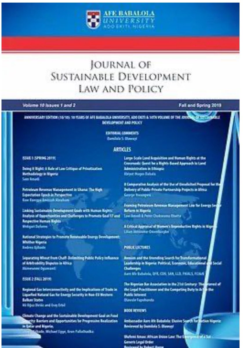 JSDLP Afe Babalola University tweet media