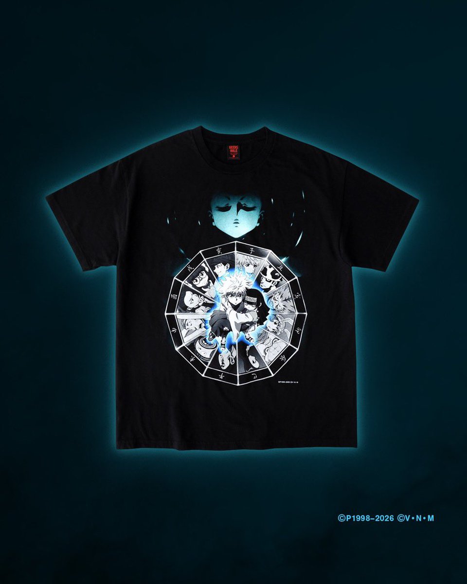 HUNTER×HUNTER x GEEKS RULE コラボTシャツ第5弾が国内3月6日（金
