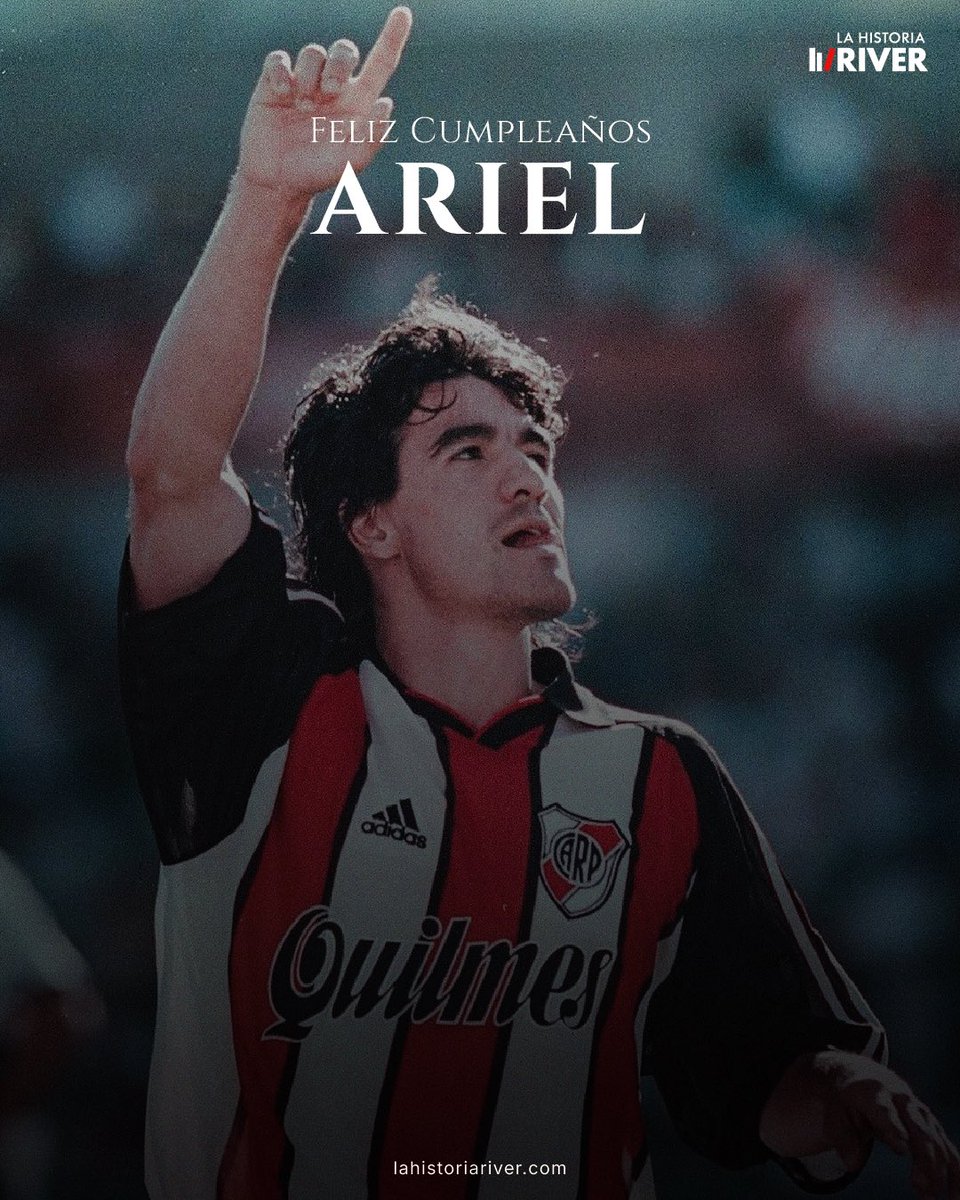 Hoy cumple años Ariel Ortega 🤍❤️🤍