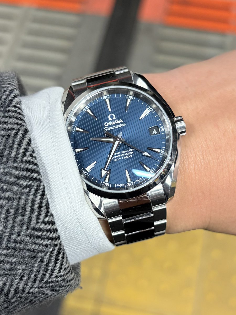 everydaywatch's tweet photo. #OMEGA #Seamaster #AquaTerra #MasterCoAxial
今日はアクアテラ!
高い耐磁性と防水性で気兼ねなく使える万能ウォッチ✨
何よりかっこいい😆 https://t.co/8mP3x2dEpR