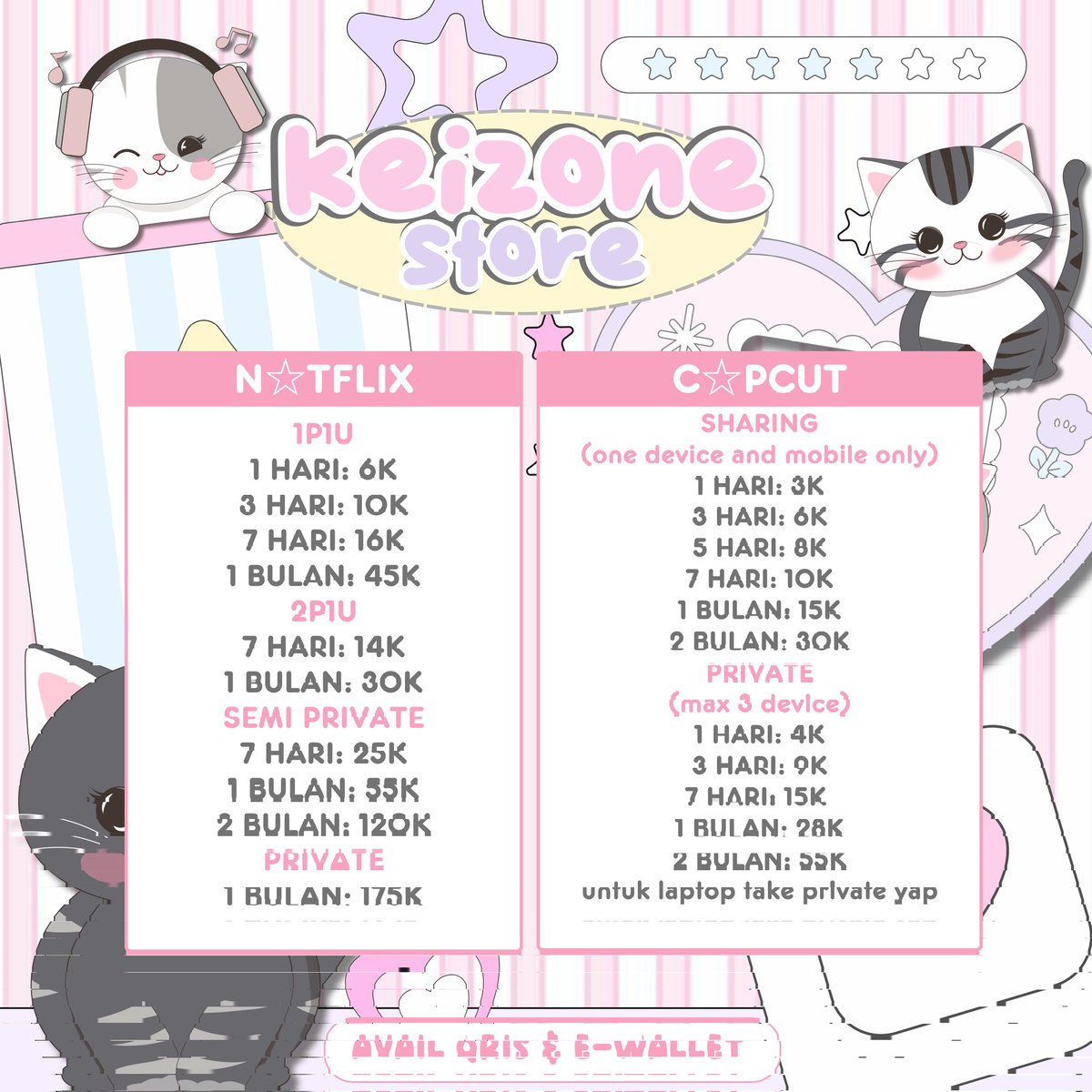 keiz ฅ^._.^ฅ 📌 jajan ke pinned tweet media