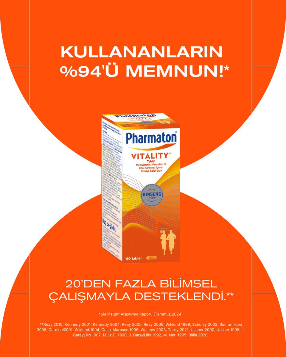 Sizce tüm multivitaminler aynı mıdır? 🤔
Formülün arkasındaki bilim önemlidir. 🧡

#Pharmaton

Pharmaton®, ilaç değil takviye edici gıdadır.
 
 MAT-TR-2600487