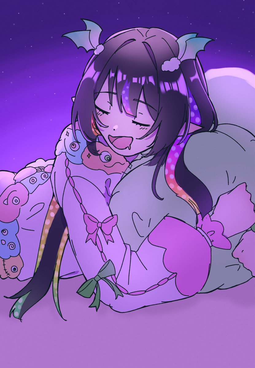 ねむねむナイトメア💤
 #モンストイラスト