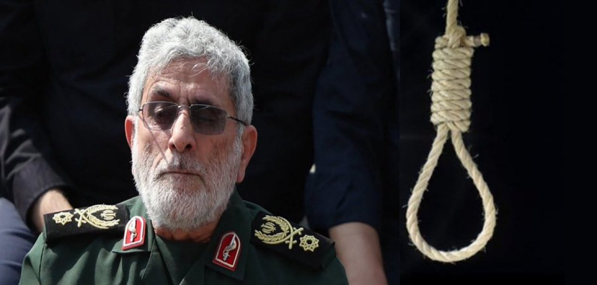 demitry_richard's tweet photo. BREAKING: Esmail Qaani, head of Iran’s Quds Force has been executed by IRGC. He has survived all assassination attempts so far &amp; was even with Khamenei during US-ISRAEL bombing but escaped. Earlier he was taken into custody by the IRGC on suspicion of being a Mossad agent https://t.co/sjlXcc0U96