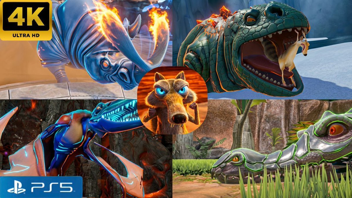 MatveyGameZone's tweet photo. Скрэт против ВСЕХ БОССОВ в Ice Age Scrat's Nutty Adventure!   Эпические битвы, смешные фейлы и адреналин на PS5 – от ледяных пещер до вулканов!  

https://t.co/tWFYadeXap 
#iceAge https://t.co/EkO9wcJ0pA