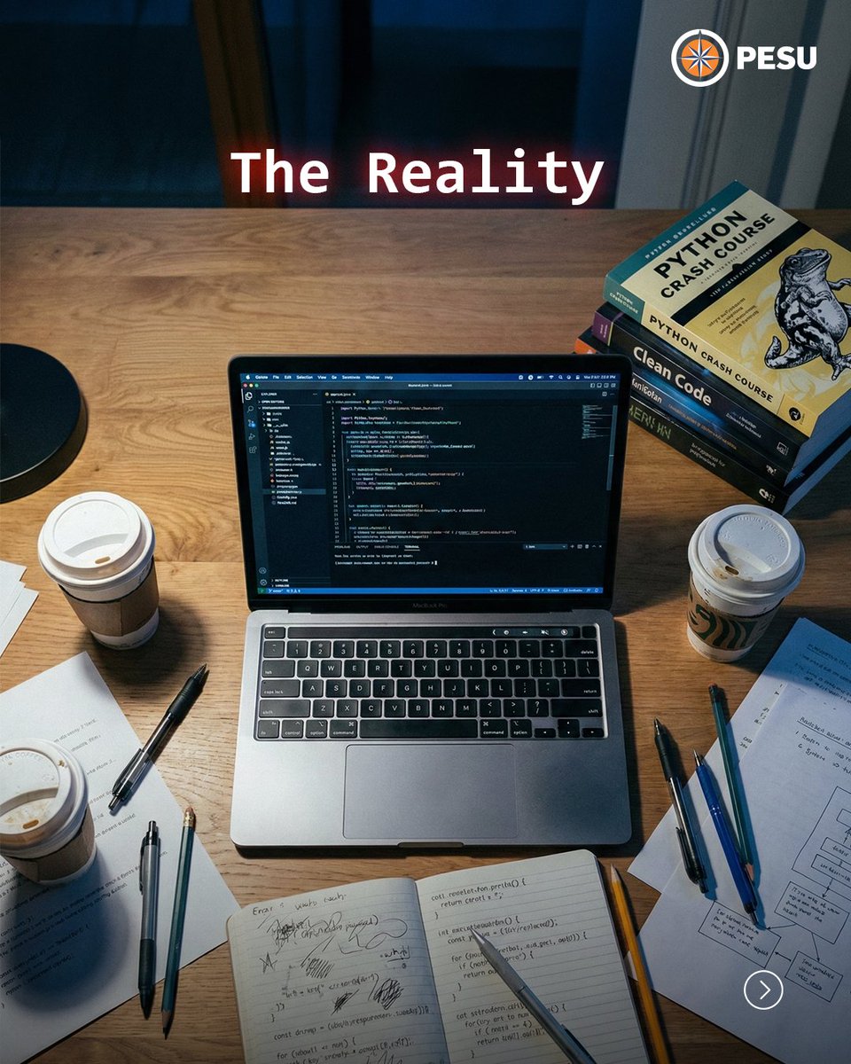 PES University tweet media