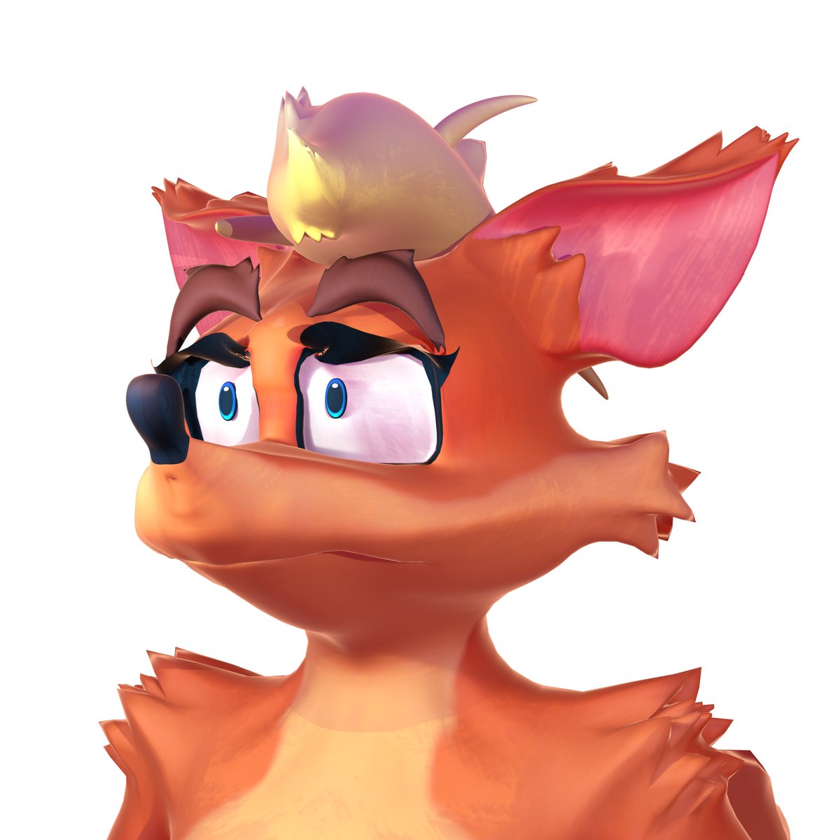 TheLightning8's tweet photo. Adjusted the weight painting on her high poly model so she can be more expressive. It’s still unfinished but it looks better so far! https://t.co/PtHg5t1UYZ