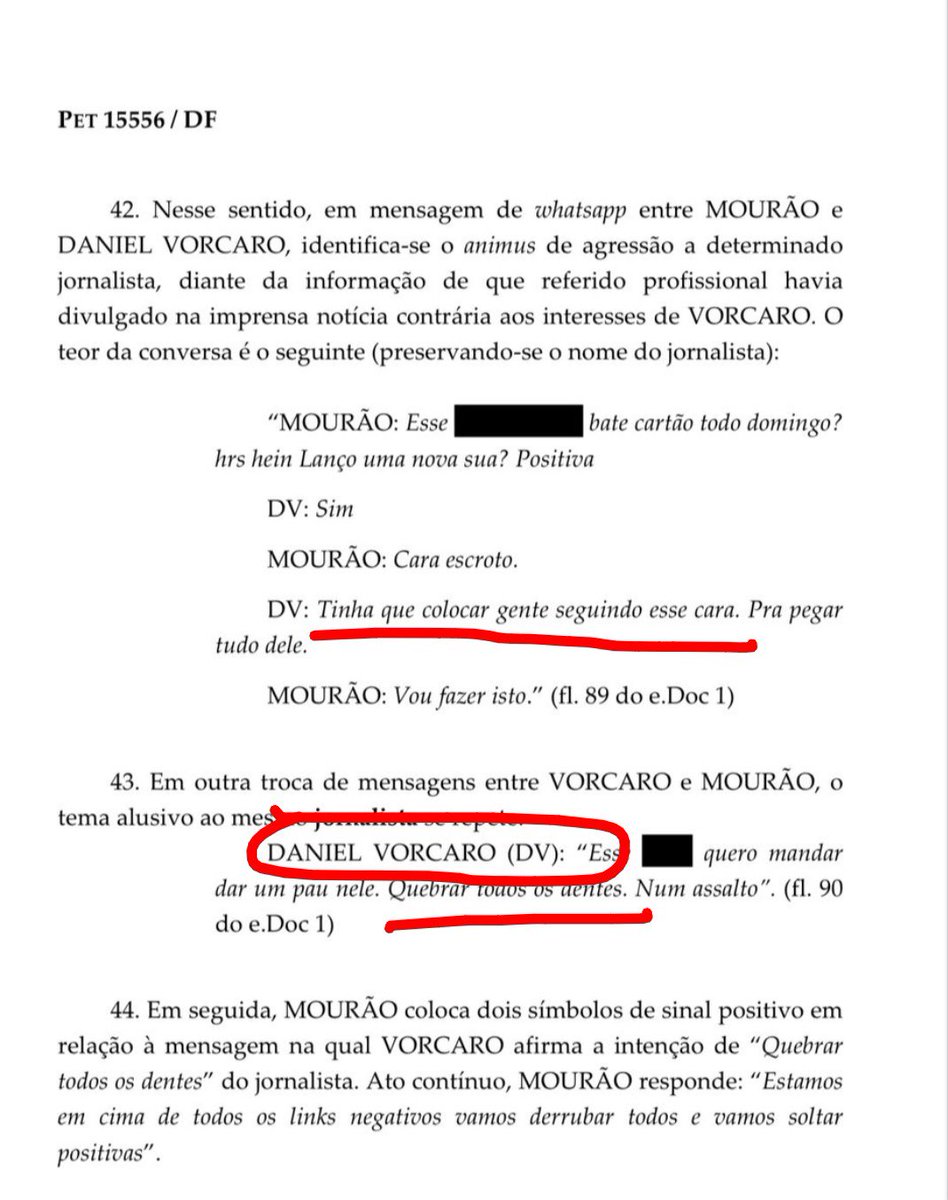 🚨 GRAVÍSSIMO: Acabam de vazaram mais mensagens do WhatsApp de Vorcaro, o patrocinador dos voos de <a href="/nikolas_dm/">Nikolas Ferreira</a> 

O “evangélico” falava coisas do tipo: 

"Dar um sacode".
"Moer essa vagabunda".
"Quebrar todos os dentes" [do jornalista Lauro Jardim que publicava notícias contra
