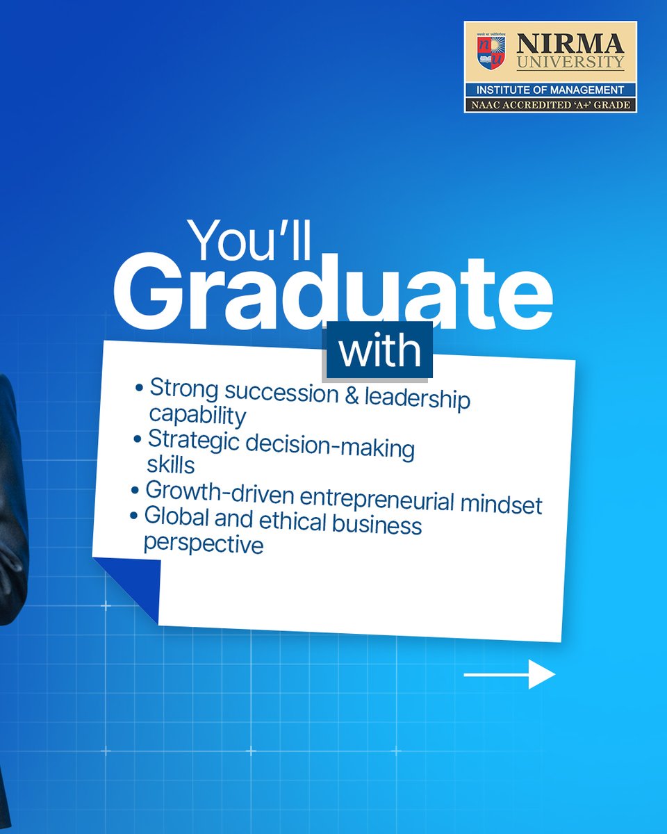 Institute of Management, Nirma University, Ahmd tweet media