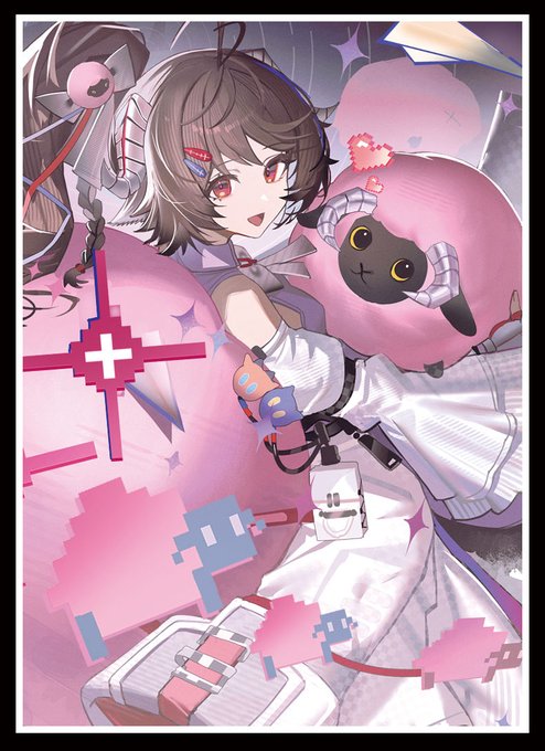 サンクリ/SC2026Spring/Web頒布 新作情報 「アルデリア」のスリーブとプレイマットになります。イラストはジェゼ一様()になります!