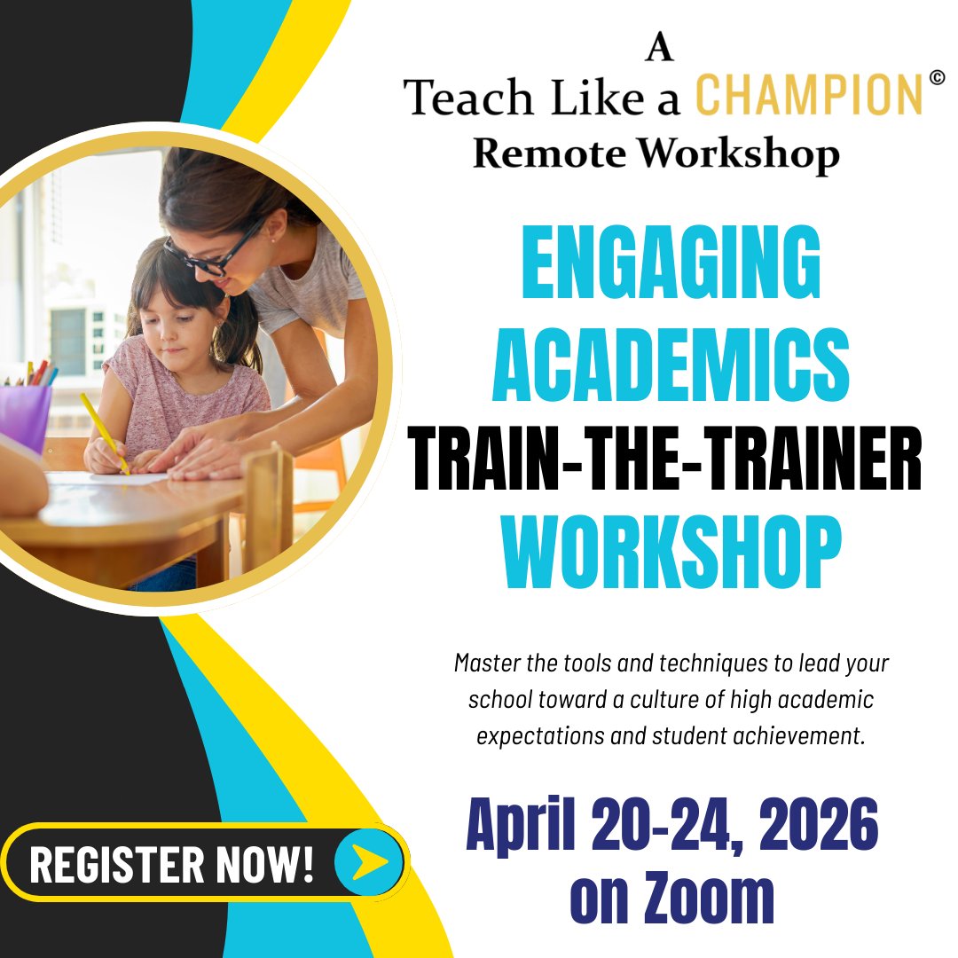 Teach Like a Champion tweet media