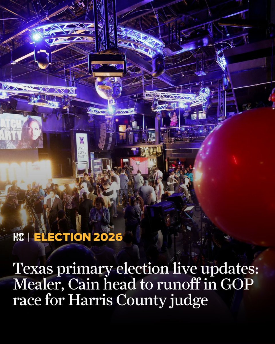 HoustonChron's tweet photo. Texans decided who will face off in the November election, with multiple statewide offices open for the first time in more than a decade. Follow along for updates. https://t.co/K3G8aoblnn https://t.co/kOAdPIFAkT