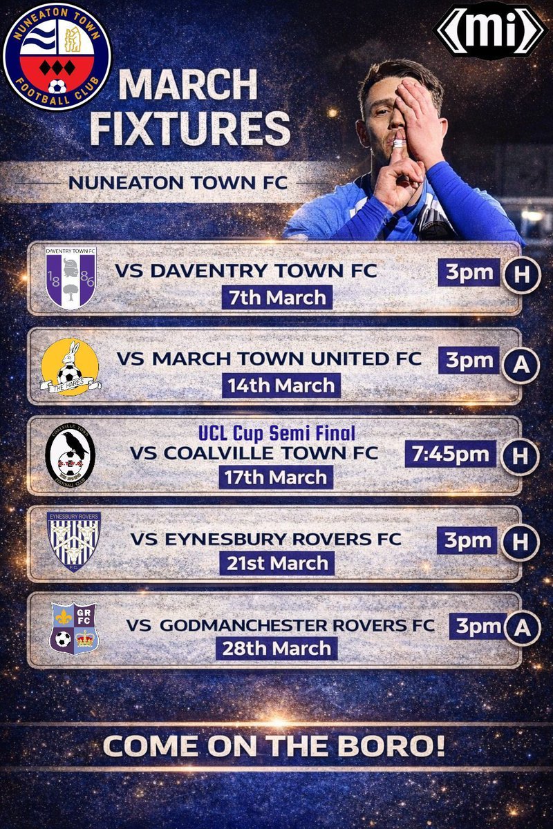 Nuneaton Town FC tweet media