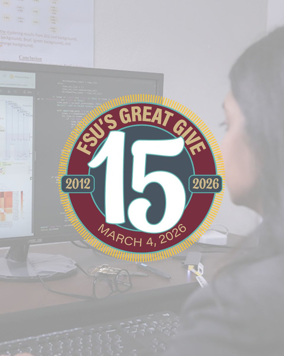 FSU Department of Computer Science tweet media