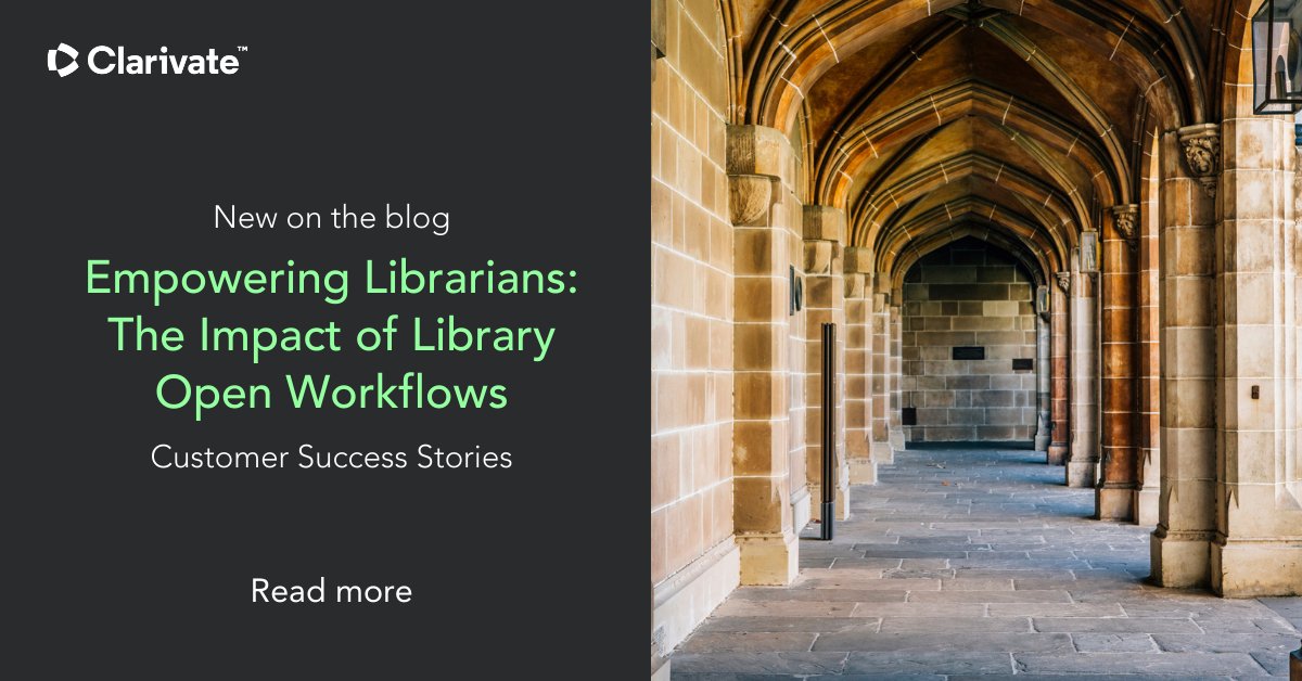 Ex Libris, from Clarivate tweet media