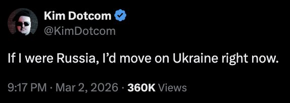 The Russians are "moving" as we speak.

(On all fours and backwards.)
