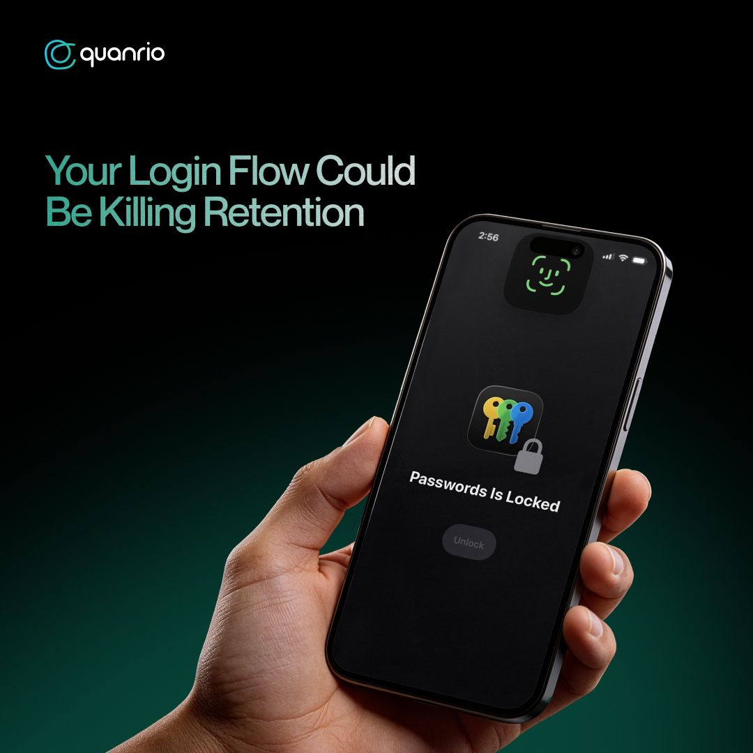 quanriotech's tweet image. Let's talk about why users ghost your app after the first login.

It's not always the features. Sometimes, it's the friction.

Traditional passwords? They're killing your retention before users even get started. 

#MobileApps #Security #UserRetention #Quanrio

(1/4)