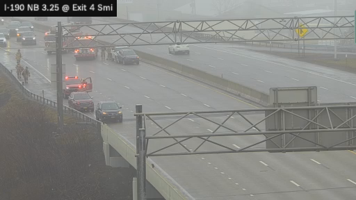 news4buffalo's tweet image. A #Buffalo I-190 North #TrafficAlert - multi vehicle accident 190 north near Smith Street - left &amp;amp; right lanes are blocked, heavy delays back toward the Thruway ramps