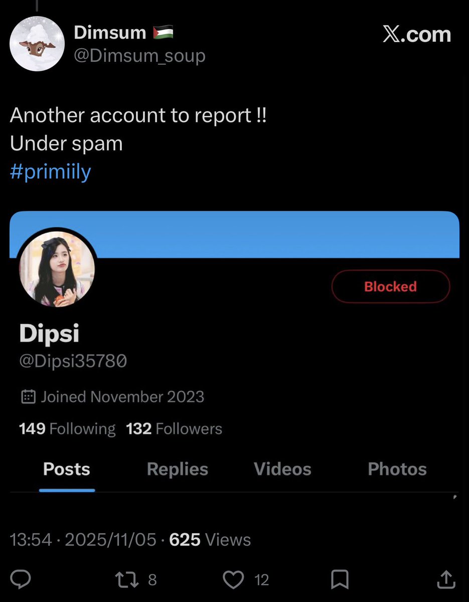 Like this account is constantly blaming us or spreading hate to Prim which makes no sense !!
It’s not the first time and we’ve even asked people to report her cause she’s toxic and says crazy things about Prim like leave us and Prim alone already !!!