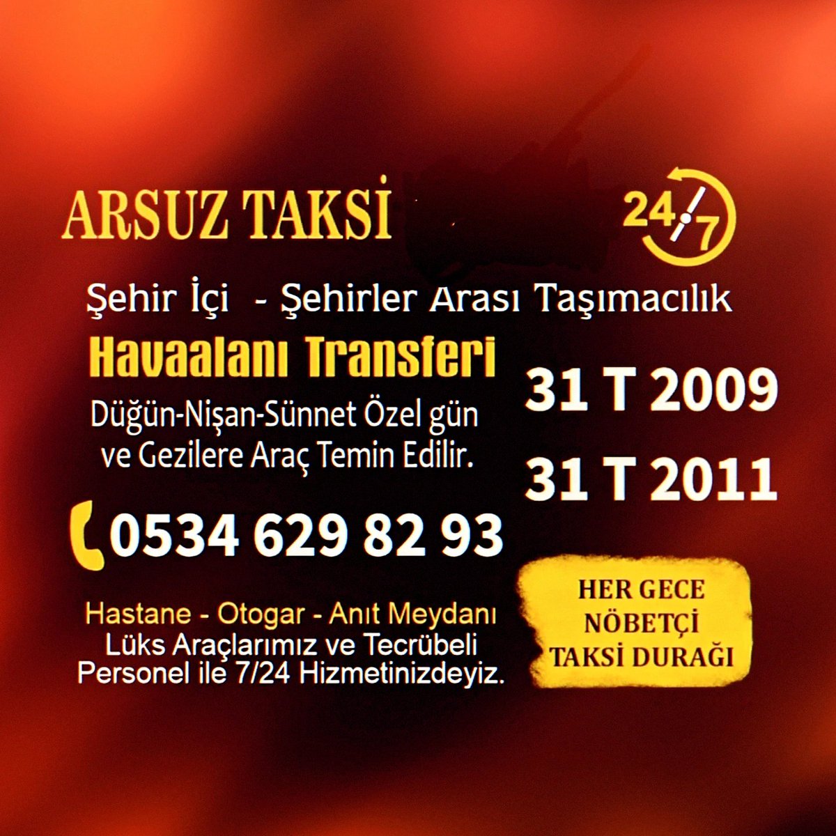 arsuz724taksiduragi.com.tr

ARSUZ TAKSİ OLARAK SÜREKLİ ARTAN HİZMET KALİTESİ VE MÜŞTERİ MEMNUNİYETİ SAĞLAMAK, BU SAYEDE MÜŞTERİLERİMİZİN GÜVENİNİ ALMAK, SORUNSUZ, GÜVENİLİR, HIZLI VE KALİTELİ HİZMET SUNMAK İÇİN SEKTÖRE EMİN ADIMLARLA DEVAM EDİYORUZ.    #Arsuztaksi #taksi