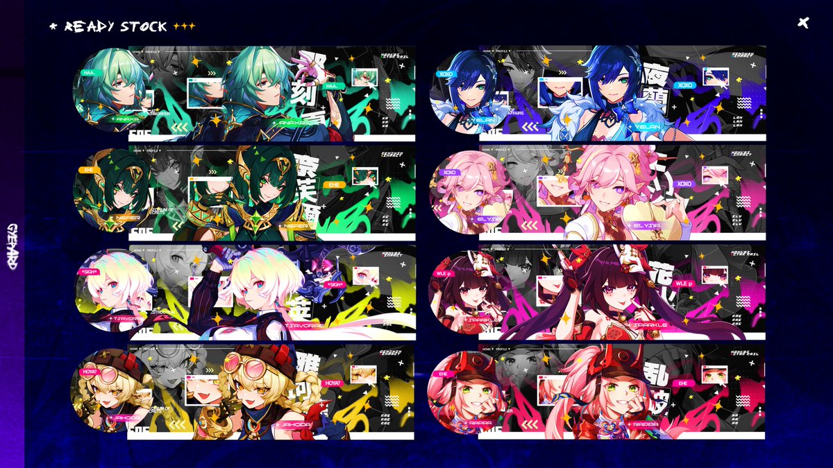 Any interaction would be much appreciated!

Halo hai! aku ada ready stock layout 2D nih. Price 16k/ea get ava png &amp; jpg yah. Kalau berminat boleh langsung dm aku aja, makasih banyak semua! :]

#zonauang #zonaba