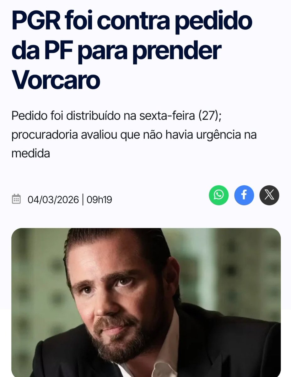 henriolliveira_'s tweet photo. O PGR DEFENDEU a prisão de:

- IDOSOS do 8 de janeiro
- FILIPE MARTINS, por não viajar
- BOLSONARO, extremamente doente

O PGR FOI CONTRA a prisão de:

- VORCARO, que planejava perseguir e quebrar os dentes de um jornalista, além de outras ações violentas

P-R-I-O-R-I-D-A-D-E-S https://t.co/nxLN6YcNta