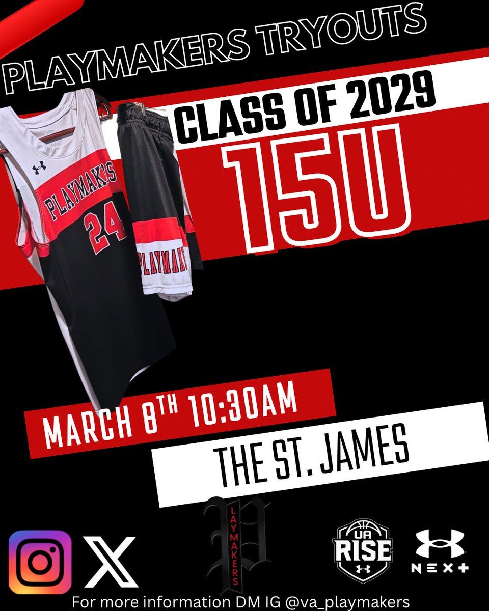 Va Playmakers 2027 🏀 UA RISE tweet media