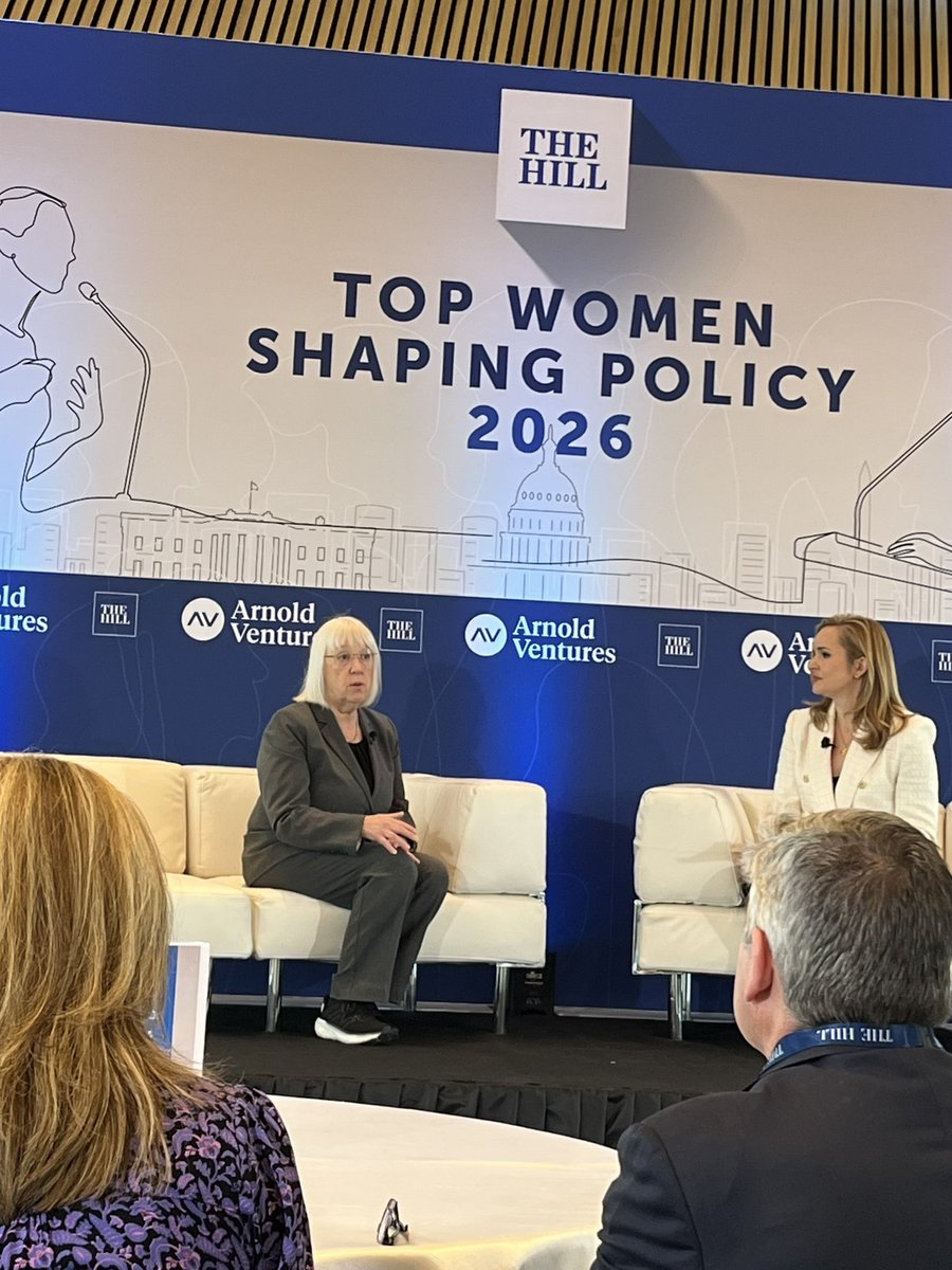 GiuliaMcPherson's tweet photo. Fantastic event hosted by @thehill this morning as we kick-off Women’s History Month! Wonderful to see policymakers like @PattyMurrayl leading the charge. #TheHillWomen https://t.co/EFz18N5iq7