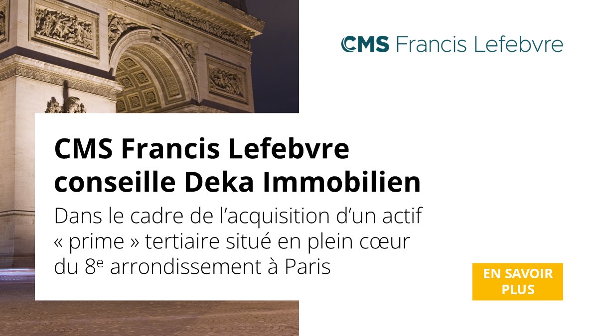 CMS Francis Lefebvre tweet media