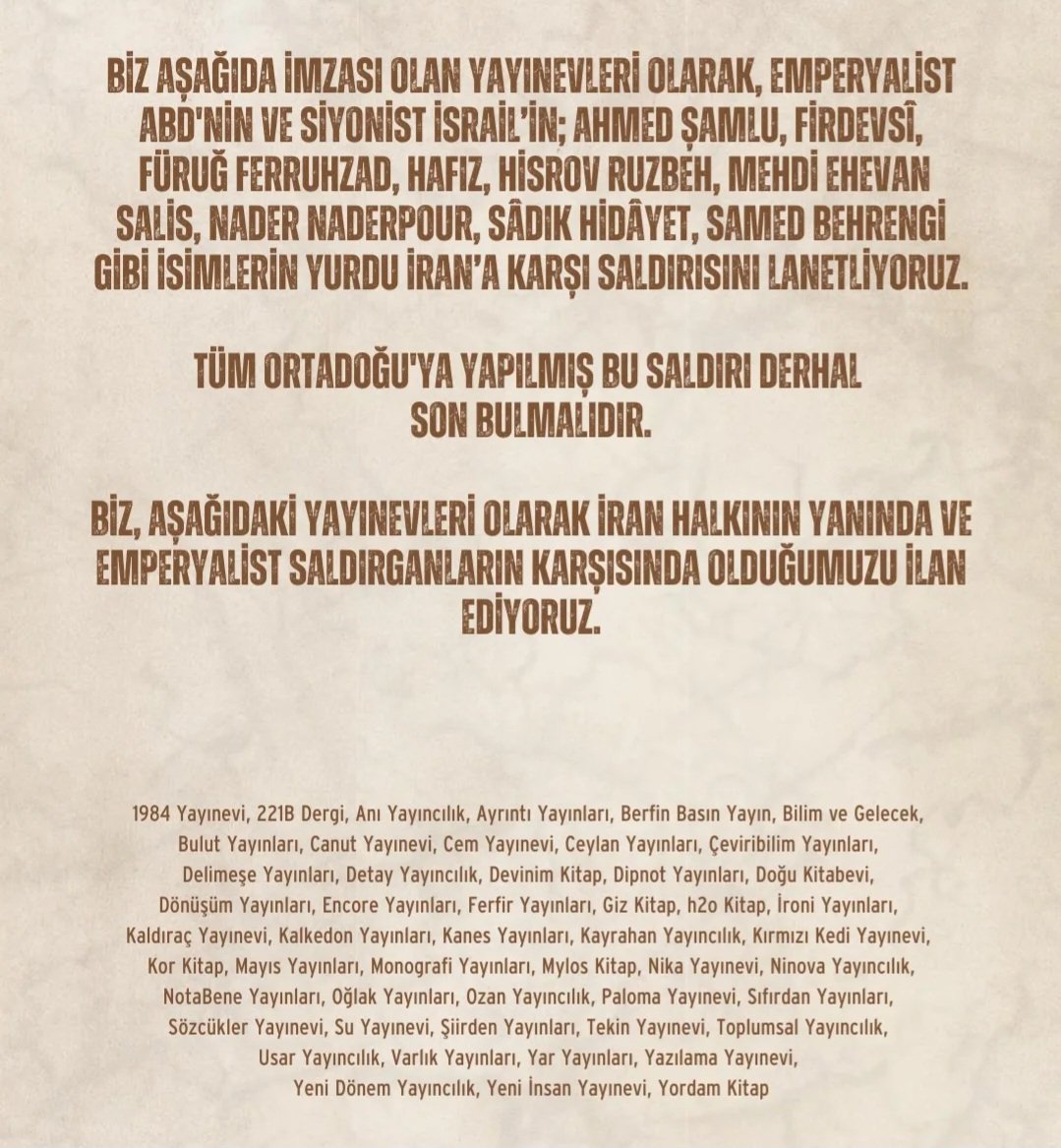 Yazılama Yayınevi (@yazilamayayin) on Twitter photo 