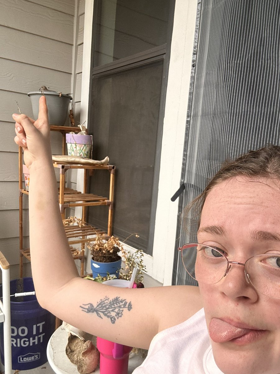 post run balcony time w my dove