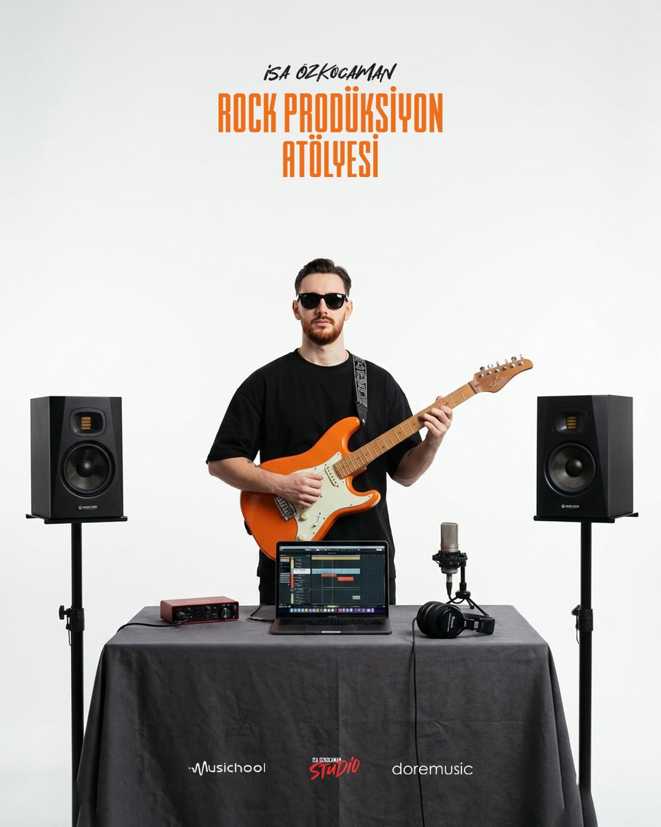 musichoolco's tweet photo. Bir #rock parçasının o devasa sound’u nasıl inşa ediliyor? 🎧

İsa Özkocaman, 3 Nisan'da Kadıköy’de gerçekleşecek atölyede tüm süreci en başından anlatıyor.

Müziğinde fark yaratmak için yerini şimdiden ayırt! 👇
🎟 Biletler: https://t.co/2CpgfF2cDX
.
#Musichool #rockmüzik https://t.co/oR5alljh5i