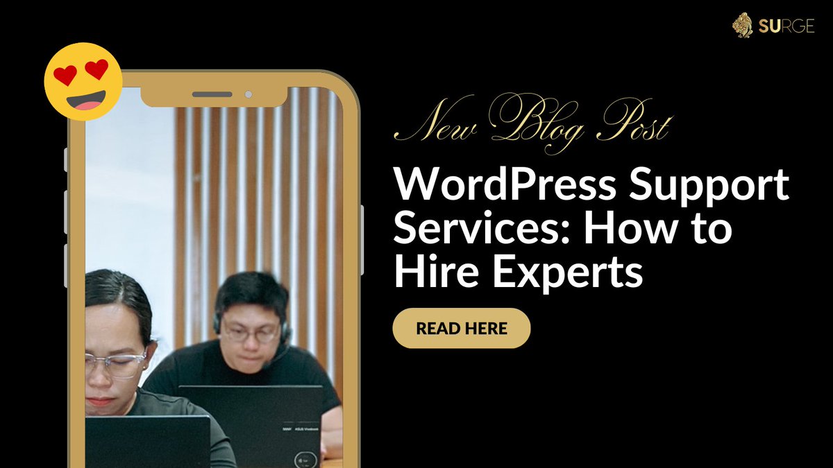 surgemktplace's tweet image. 🚨 DON’T LET A BROKEN SITE COST YOU SALES

A broken WordPress site isn’t just inconvenient — it can cost you customers, revenue, and trust.

Read the full blog here: 👉 surgefreelancingmarketplace.com/2026/03/04/wor…

Secure your site today. 💻🔒

#WordPressSupport #WebsiteSecurity