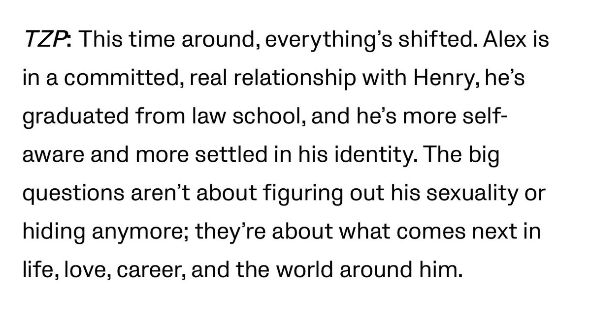 Taylor Zakhar Perez on “How has your approach to playing Alex changed this time around?” via VMAN. 

vmagazine.com/article/vman-5…