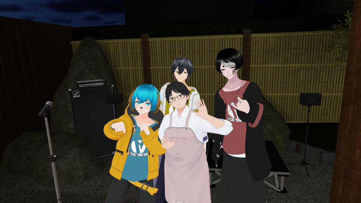 sechiro_vrc's tweet image. #喫茶はたご x #Alternoise ミニライブありがとうございました！

インスタンス定員をいつもの1.5倍の60人まで上げての開催でしたが、おかげさまでフルインスタンスでの開催となりました！
曲ももちろん、目の前で演奏しているライブ感がすごかった！

21日、22日のソロライブも楽しみです✨