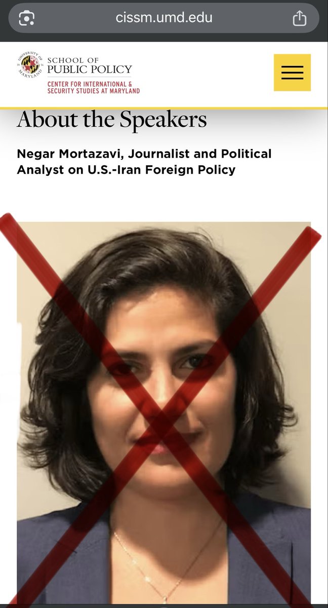 Action4IR's tweet photo. 🚨 URGENT ACTION: CISSM’s Invitation of Negar Mortazavi 🚨

1.  Send the letter below to demand cancellation of this invitation & alert the university to this event:
 🔗 https://t.co/S8VBN52lKn 
(Alt: copy via Telegram/Google doc: m
🔗: https://t.co/T0Es2n0MQB

🔗: https://t.co/3LfGCfEQmE )

2.  Report using the letter text to @FBI & @ICEgov:
 🔗 https://t.co/r5HFGnej7A 🔗 https://t.co/D95EDVZrLE

#JavidShah