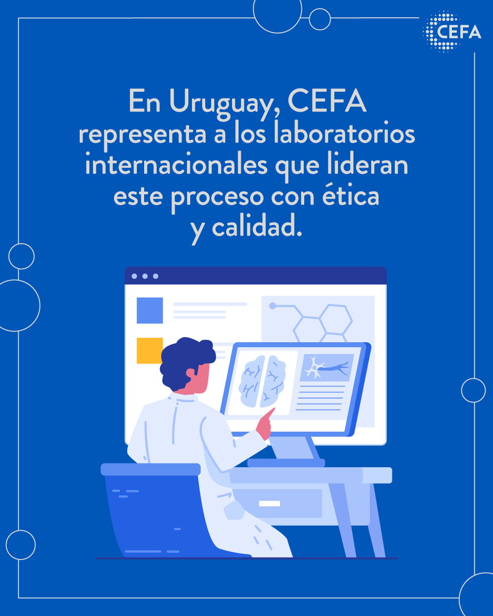 cefauy's tweet photo. Detrás de cada tratamiento hay décadas de ciencia.

En CEFA representamos a los laboratorios que investigan para cambiar el futuro de la salud.

#cefa https://t.co/xrAWDivNim