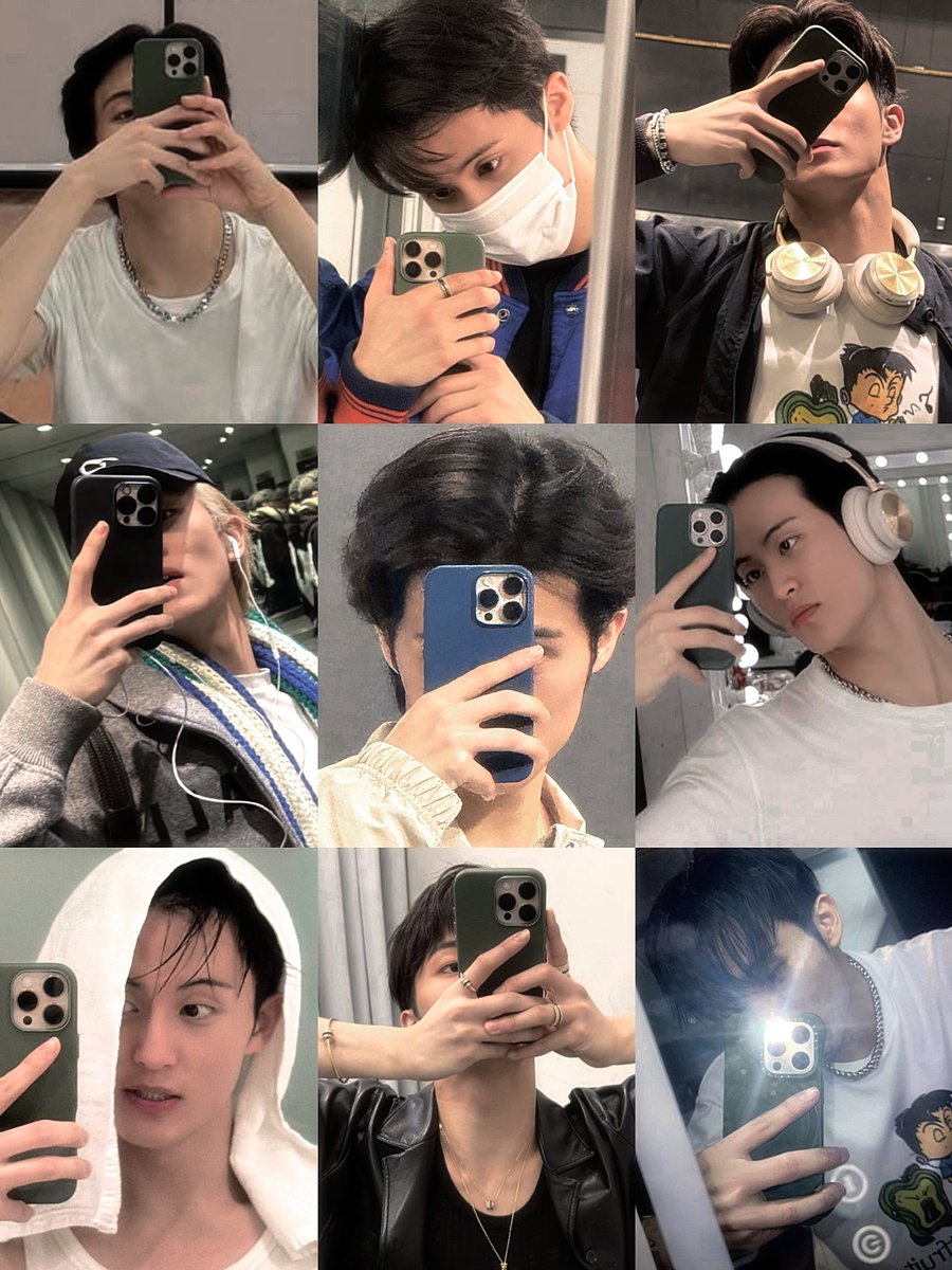 Mirror selca king Mark is back!