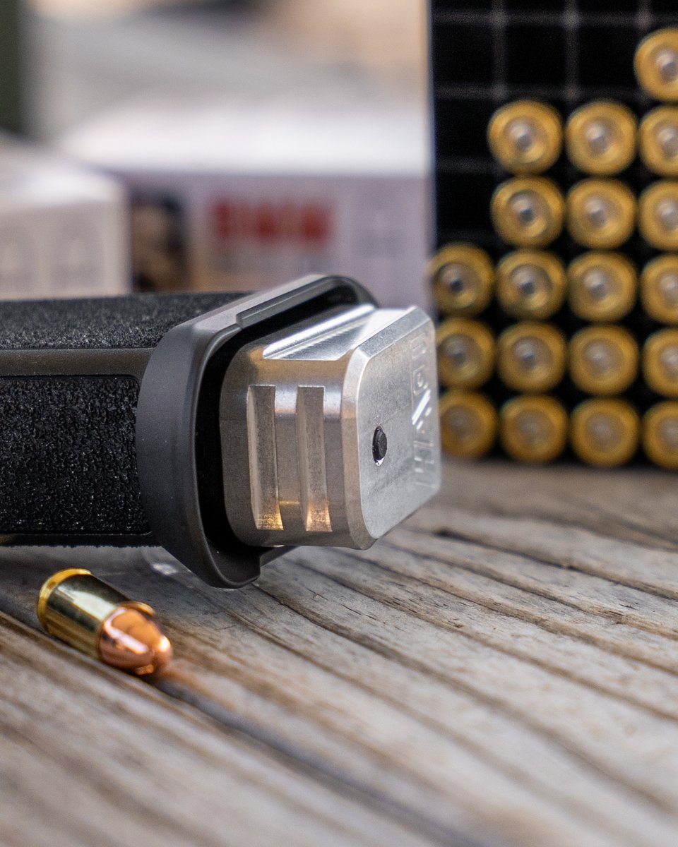 Is this the perfect carry gun? A <a href="/glockstore/">Glockstore</a>  M1x frame on a 26 slide with a prototype Herrington Arms Mag extension 👀