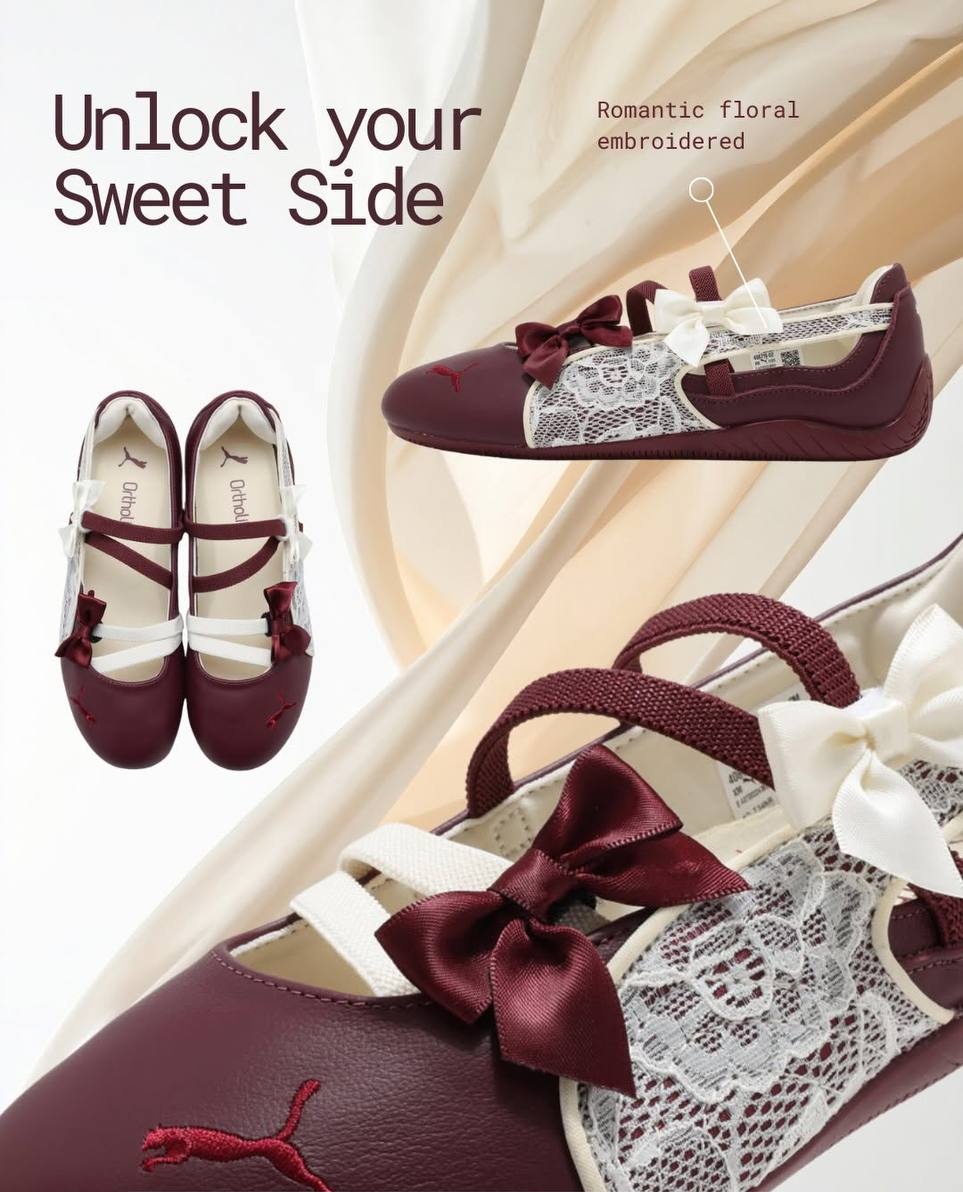 Currently obsessed: Puma Speedcat Ballet Lace Edition. So pretty 🫶😍