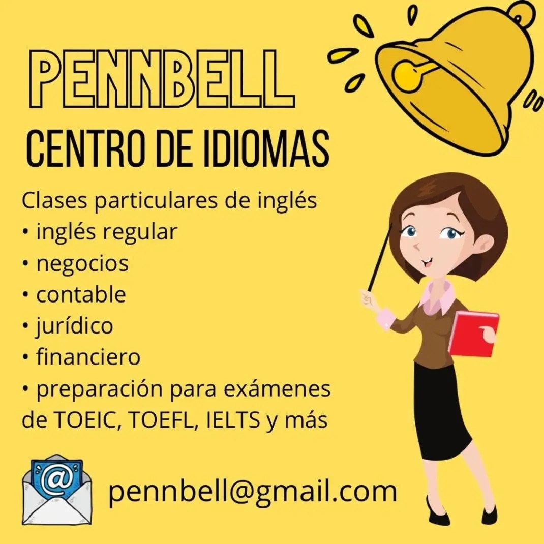 Amigos, necesito de su ayuda (un RT y Me Gusta). Tengo pocos alumnos en este momento y yo mantengo mi hogar. Se los agradecería mucho. 🙏

🟡 Profesora de inglés certificada con más de 25 años de experiencia ofrece CLASES PARTÍCULARES DE INGLÉS ONLINE.

#WhatsApp+584126031500