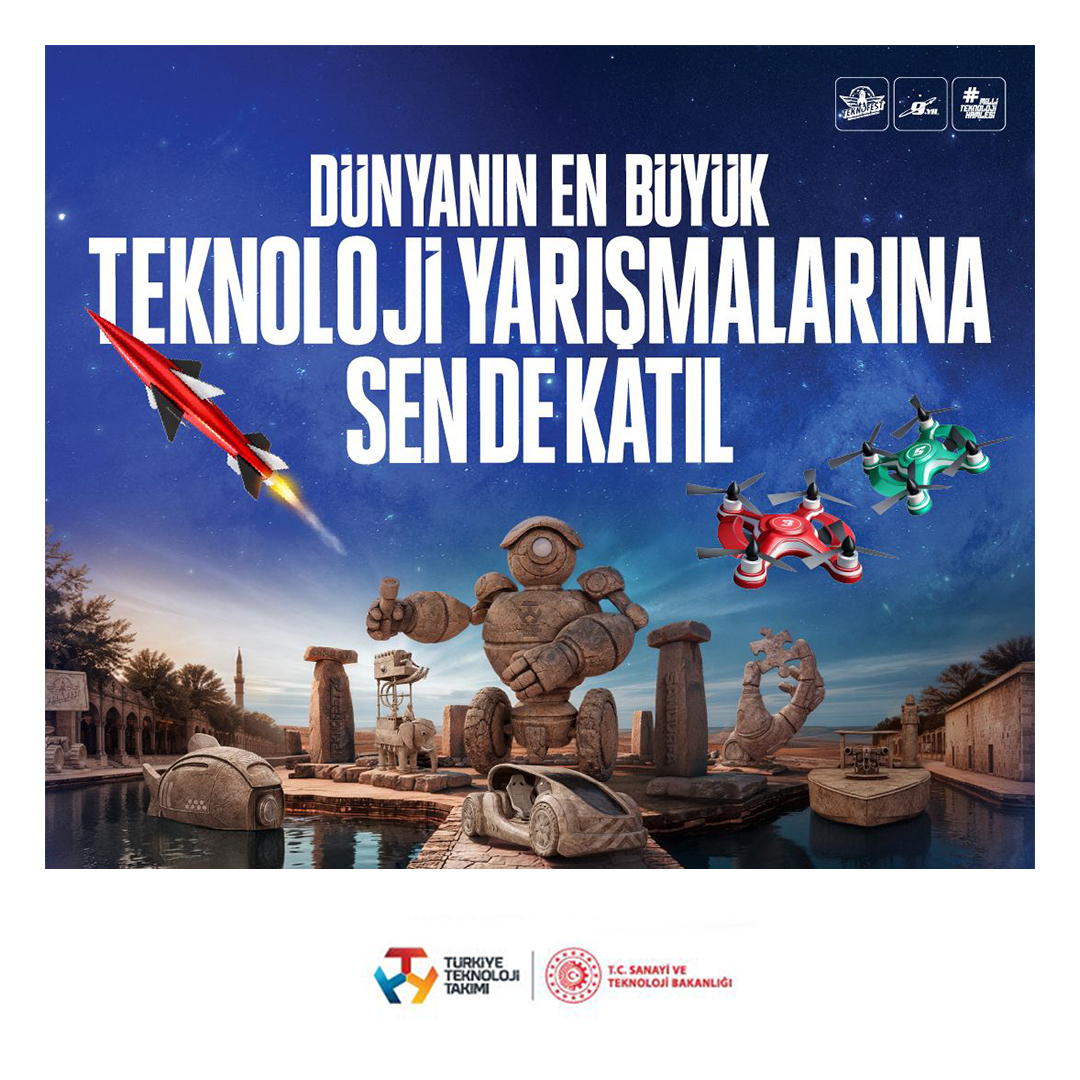 icisleriSTi's tweet photo. TEKNOFEST 2026, bu yıl 30 Eylül-04 Ekim 2026 tarihlerinde Şanlıurfa GAP Havalimanı'nda düzenlenecek. Yurt dışı başvuruları için son tarih: 15.03.2026
Detaylı bilgi için: https://t.co/Gu1bOoTyM8 https://t.co/phNO6xGn9i