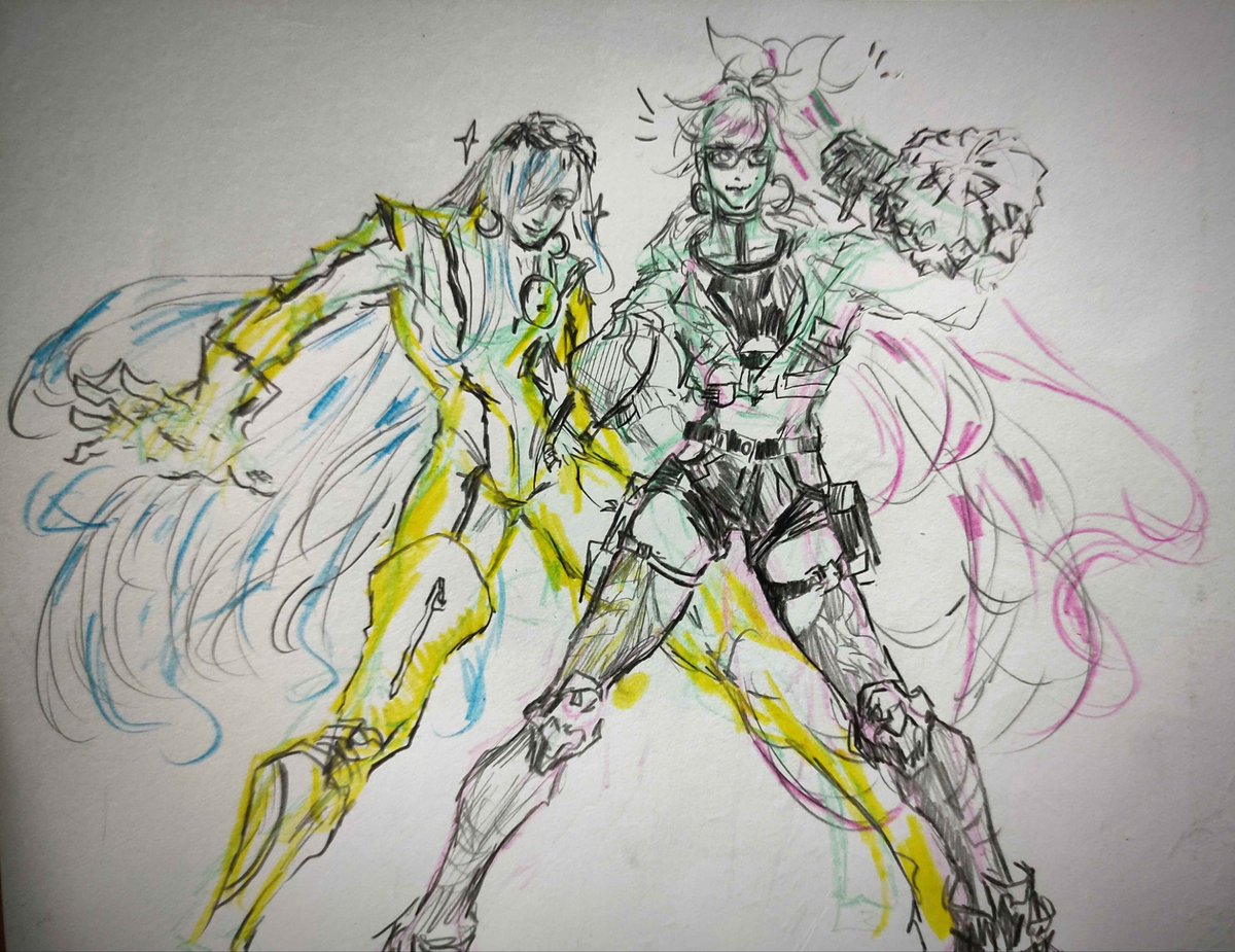 Banana lipstick and her banana.